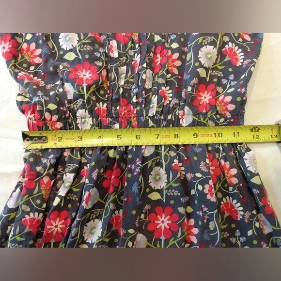 Matilda Jane 435 Girl Dress Tunic Tank Top 12 14 Bright Happy Floral Blue Red - Picture 7 of 11